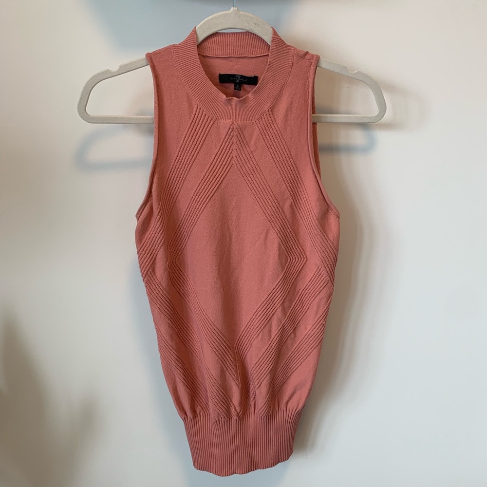 7 For All Mankind Sleeveless Sweater Tank